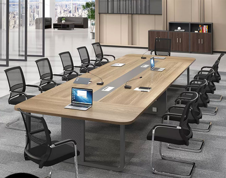 會議長桌條簡約公室家具